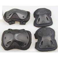Bộ 4 món Giáp tay chân nhựa cụt- Giáp bảo vệ đầu gối