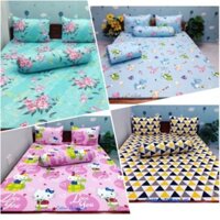 Bộ 4 món gra nệm vỏ gối cotton