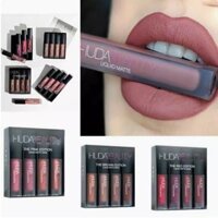 Bộ 4 món Son môi HU * DA Lip Glaze (MINI)