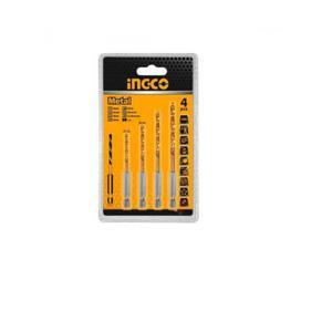 Bộ 4 mũi khoan kim loại HSS Ingco AKD1402