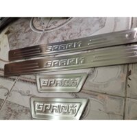Bộ 4 Nẹp Bước chân ngoài Inox xe Chevrolet Spark form 2009-2021