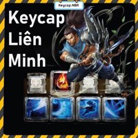 Bộ 4 Nút kỹ năng Yasuo, Tướng Liên Minh LOL profile chuẩn