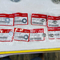 Bộ 4 ốc mũ dù phuộc sau + long đền 8 món (XA6.8)