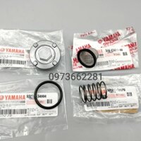 Bộ 4 ốc nắp lưới lọc dầu, lò xo xã dầu nhớt xe EXCITER 135, 150, Y15ZR zin