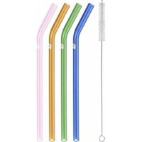 Bộ 4 ống hút thủy tinh màu sắc kèm chổi Zwilling