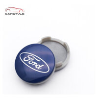 Bộ 4 ốp chụp mâm logo Ford Nắp chụp trục bánh xe chụp mâm vành bánh xe hơi ô tô Ford kích thước 54MM
