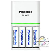 Bộ 4 pin AA và sạc PANASONIC ENELOOP BQ-CC 53