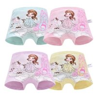 Bộ 4 quần lót cho bé gái in hình Hello Kitty