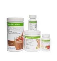 Bộ 4 sản phẩm giảm cân herbalife khá đầy đủ