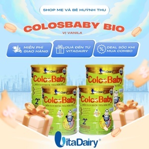 Bộ 4 sữa bột VitaDairy ColosBaby - hộp 800g (dành cho trẻ từ 0-12 tháng tuổi)
