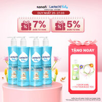 Bộ 4 Sữa Tắm Gội Trẻ Em Lactacyd Baby Gentle Care Bảo Vệ Dịu Nhẹ Cho Làn Da Nhạy Cảm 500ml