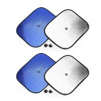 Bộ 4 Tấm Chắn Nắng Ô Tô Xe Hơi Phản Quang, Ngăn Ngừa Tia UV Từ Ánh Nắng Mặt Trời Chiếu Trực Tiếp