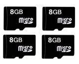 Bộ 4 Thẻ nhớ Micro Memory Card SD 8GB (Đen)