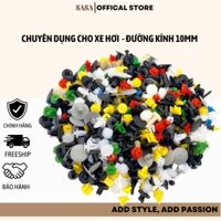 Bộ 400 Đinh Tán Chốt Vít Nở Nhựa Dùng Cho Xe Ô Tô, Xe Hơi Chất Lượng Hàng đầu