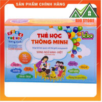 Bộ 416 Thẻ Học Thông Minh Song Ngữ tiếng VIỆT - ANH Cho Bé [ THẺ HỌC 16 CHỦ ĐỀ ]  Rio Store Toys