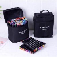 Bộ 48 Bút Màu Dạ Maker Touch 2 Đầu Họa Cụ Để Vẽ Tranh, Tô Màu, Vẽ Anime, Highlight, Take Note