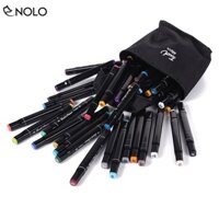 Bộ 48 Cây Bút Lông Dầu Gồm 2 Đầu Nét To Nét Nhỏ Tô Màu Vẽ Tranh Mực Chất Lượng Cao Kèm Túi Đựng Tiện Lợi