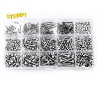 Bộ 480 Ốc Vít Lục Giác M2 M3 M4 Bằng Thép Không Gỉ