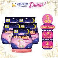 Bộ 5 Băng đêm dạng quần Diana size L-XL 2 chiếc/ gói_MOMYKISD