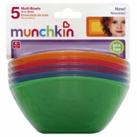 Bộ 5 bát ăn bằng nhựa cho bé Munchkin MK10265