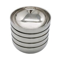 Bộ 5 bát tô canh inox 2 lớp cách nhiệt