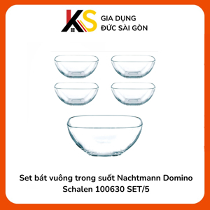 Bộ 5 bát vuông Nachtmann Domino Schalen 100630