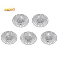 Bộ 5 Bộ Lọc Tóc Miếng Đệm Lưới Nhựa Thoát Lỗ Lọc Đường Kính Trắng 60mm