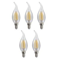 Bộ 5 bóng đèn Led Edison C35 4W hình nến đui E14