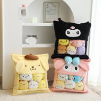 Bộ 5 búp bê nhồi bông sanrio- kuromi-melody