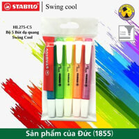 Bộ 5 Bút dạ quang STABILO swing cool (HL275-C5)