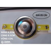 BỘ 5 CÁI CÔN LOA TREBLE HỞ MÀNG 25.5MM - COIL LOA TREBLE