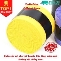 Bộ 5 cái quấn cán cầu lông dododios có gân chống trơn, thoáng khí thoát mồ hôi - Hàng chính hãng - Vàng