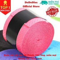 Bộ 5 cái quấn cán cầu lông dododios có gân chống trơn, thoáng khí thoát mồ hôi - Hàng chính hãng - Hồng