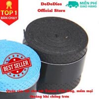 Bộ 5 cái quấn cán cầu lông dododios có gân chống trơn, thoáng khí thoát mồ hôi - Hàng chính hãng - Đen