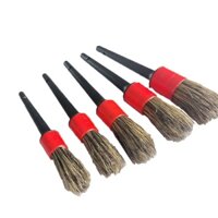 Bộ 5 cây cọ vệ sinh nội thất xe hơi chuyên dụng: vệ sinh da ghế nội thất, cửa gió điều hòa và các vị trí trong ngoài xe