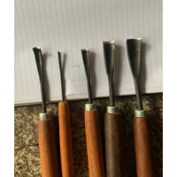 Bộ 5 cây đục bonsai cây cảnh làm sáo diều điêu khắc gỗ hàng mài sắc chỉ việc dùng