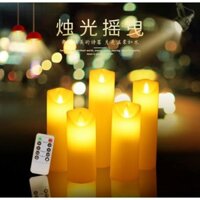 Bộ 5 cây nến điện tử trang trí đèn Led tiết kiệm pin