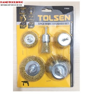 Bộ 5 chải cước Tolsen 77552