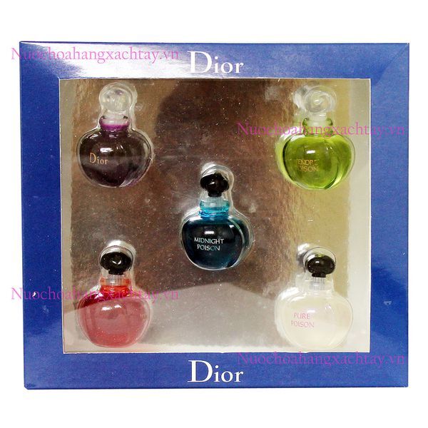 Bộ 5 chai Dior Poison XT341- 5 ml