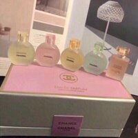 Bộ 5 Chai Nước Hoa Chanel Nhám Hộp Gỗ