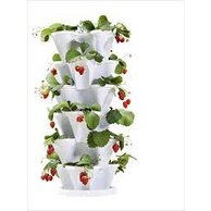 Bộ 5 Chậu] Chậu nhựa xếp tầng tháp trồng cây cảnh, trồng hoa, trồng rau củ tiết kiệm không gian- Chậu tam giác xếp tầng
