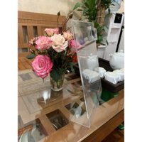 Bộ 5 chiếc menu mica cỡ A4 đứng uốn chân chữ L