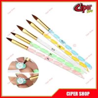 Bộ 5 cọ đắp bột móng tay