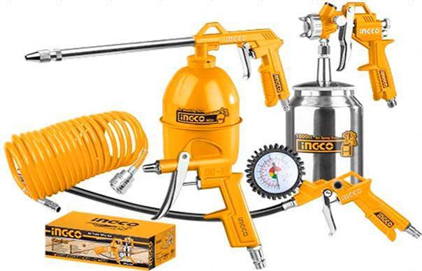 Bộ 5 công cụ dùng khí nén Ingco AKT0051-3