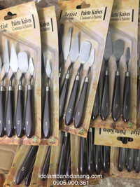 Bộ 5 dao phết màu bánh kem