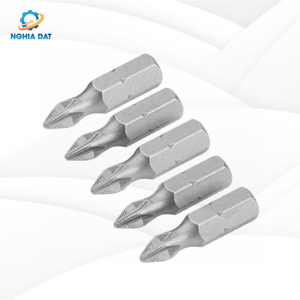 Bộ 5 đầu vít PH2x25mm công nghiệp Tolsen 20271