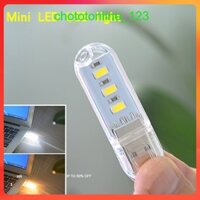 Bộ 5 Đèn Led Usb 3 Led Siêu Sáng