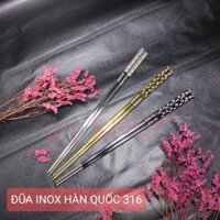 BỘ 5 ĐÔI ĐŨA INOX 316 HÀN QUỐC