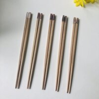 [Bộ 5] ĐŨA GỖ BEECH Cán Khảm Trai Hồng 23cm, Đũa Ăn Cơm Gia ĐÌnh, Phụ Kiện Sang Trọng, Chụp Ảnh Trang Trí