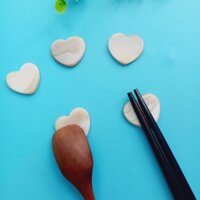 [Bộ 5] Gác Đũa Kê Đũa Trai Hồng Hình Trái Tim Xinh Xắn Tinh Tế, Gác Đũa Trang Trí Decor Chụp Ảnh Của Vitrapro